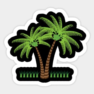 Coconut Trees Sticker